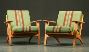 Hans. J. Wegner. Par lænestole, model GE-290 2 