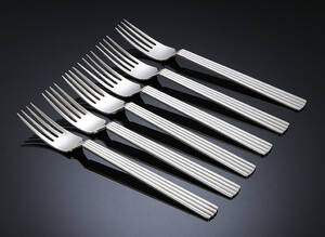 Sigvard Bernadotte for Georg Jensen. Bernadotte frokostgafler af sterlingsølv 6