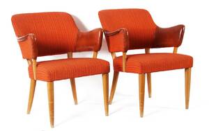 Fåtöljer ett par, Lata greven, Carl Malmsten