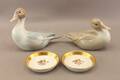 Figuriner Lladro 2 st och småfat Royal Copenhagen 2 st