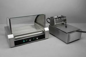 Industri rullegrill samt friture 2