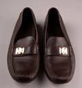 Louis Vuitton moccasiner i brunt skind, str. 38 12