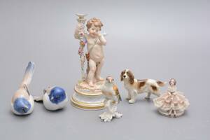 Parti figuriner, Meissen mm