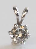 Brillantvedhæng, ca. 0.50 ct.