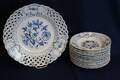 MEISSEN 1900-TAL, FAT O 12 ASSIETTER