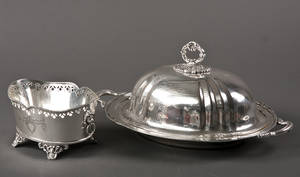 Lågfad  jardinare i sølvplet 2