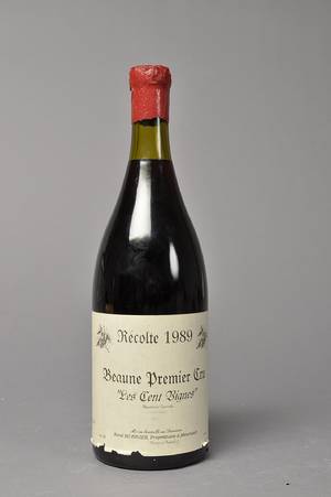 1 fl. Dobb. magnum.  René Monnier, Beaune premier Cru  Les Cent Bignes, årgang 1989