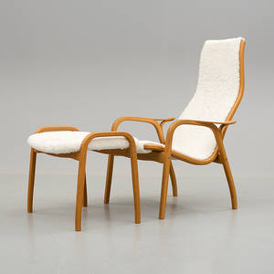 FÅTÖLJ med FOTPALL