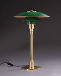 Poul Henningsen 1894-1967 PH 32 bordlampe, grønt skærmsæt