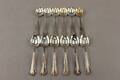 Kaffeskedar i silver 12 st