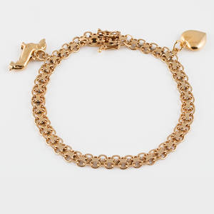 ARMBAND med 2 BERLOCKER