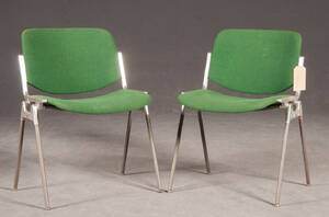 Castelli Stapelstühle, grün 2