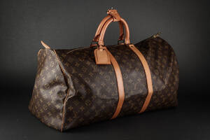 Louis Vuitton. Weekend  rejsetaske. Monogram canvas. Model Keepall 55 