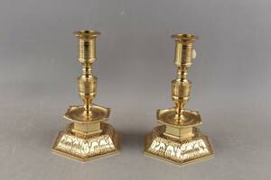 Ljusstakar i mässing Ystad Metall 1 par