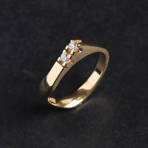 Bræmer Jensen. Ring, 14 kt guld