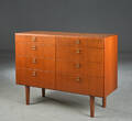 Børge Mogensen kommode af fineret teaktræ. Denne vare er sat til omsalg under nyt varenummer 5061413