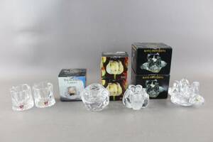 Ljuslyktor 7 st Kosta och Orrefors 