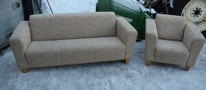 Soffa och fåtölj B68