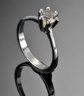 Brillantring - ca. 0.67 ct.