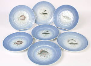 Bing  Grøndahl model 1009 fisketallerken 7