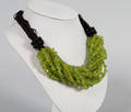 Collier med peridoter