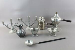 Diverse tenn och nysilver