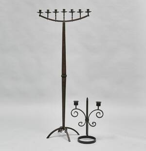 Golvljusstake,  bordsljusstake