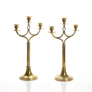 Kandelabrar ett par jugend