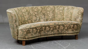 Dansk snedkermester Bananformet sofa
