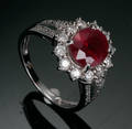 Diamant rosetring