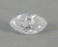 Uindfattet brillant. Ca. 0.46 ct