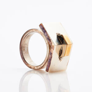 Sigurd Persson ring sterlingsilver med guld