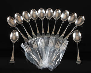 WS. Sørensen, Patricia bestik, sølv 18