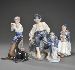 Bing  Grøndahl samling figurer af Porcelæn 5