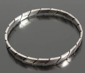 Hans Hansen. Armring sterling sølv
