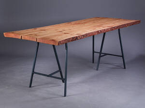 Plankebord af lærketræ