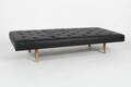Daybed, sort læder 