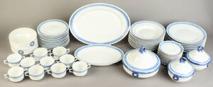 Royal Copenhagen Blå Vifte  Blauer Fächer, Speiseservice 58