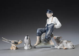 Figur, Royal Copenhagen og Bing og Grøndahl. Samling porcelænsfigurer 4  