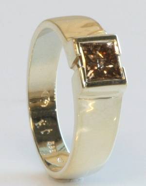 Diamantring, ca. 0.86ct.