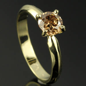 Solitaire ring ca. 1.02 ct.