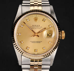 Rolex Oyster Perpetual Datejust Customized herre armbåndsur med brillanter