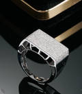 Diamant herrering, ca 1.20 ct