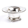 Skål på kulfötter, silver