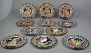 Bjørn Wiinblad. Juleplatter 11