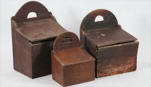 Väggmjölkar 3st, allmoge, 1800-tal