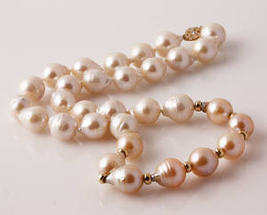 South Sea- og kulturperlehalssmykke