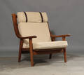 Hans J. Wegner. Høj lænestol model GE-530
