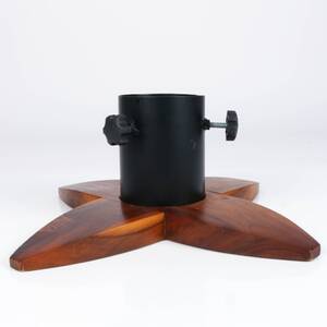 JULGRANSFOT, trä  metall