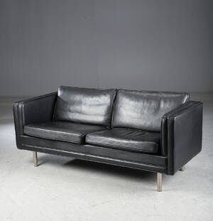 To pers. sofa, læder